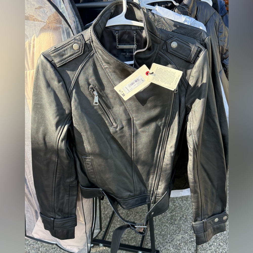 Ted Baker Black Leather Jacket